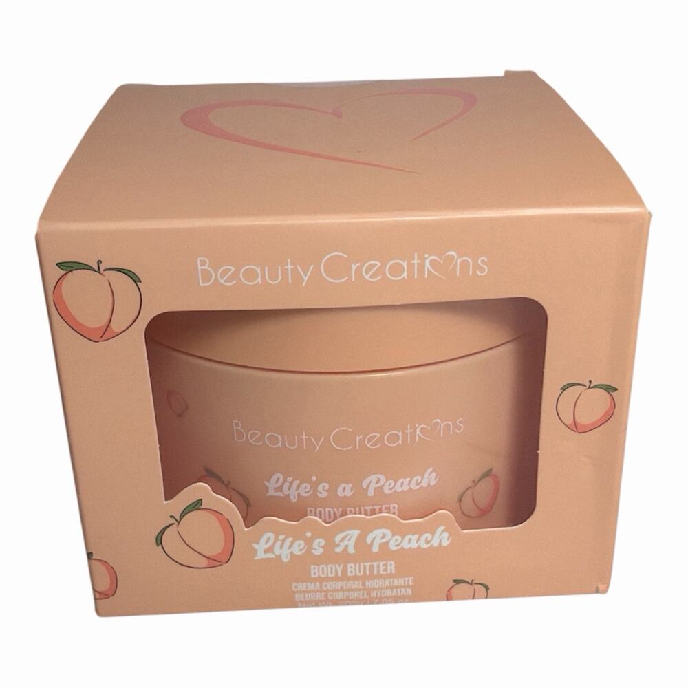 Beauty Creations Life’s A Peach Body Butter w/Shea Cocoa Butter Hyaluronic Acid